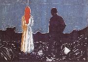 Edvard Munch Alone oil painting reproduction